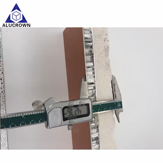 Painel decorativo de parede mármore/pedra/granito com acabamento em telha composta painéis de favo de mel de pedra de alumínio